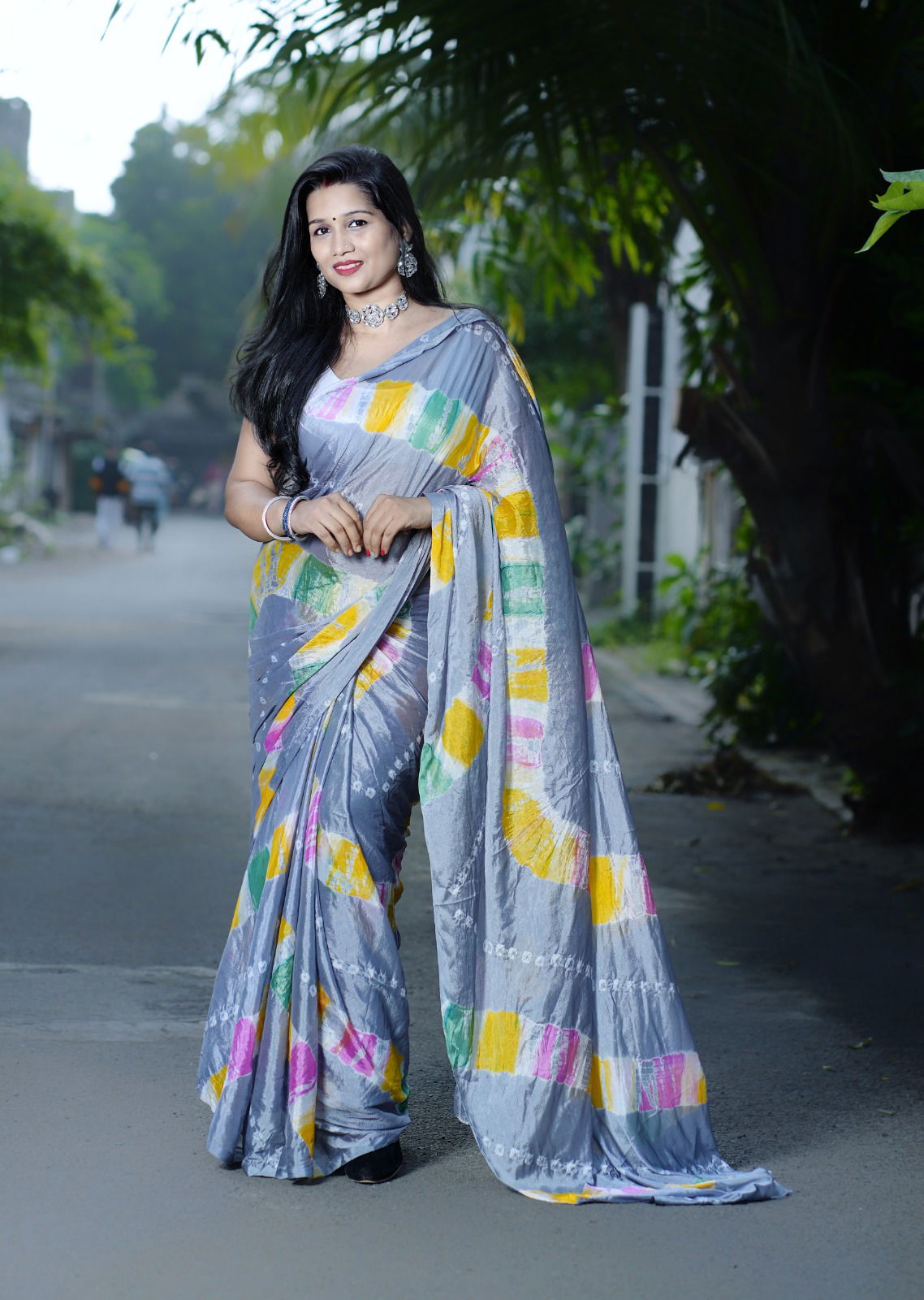 KGM Bandhani Printed Designer Sarees Catalog